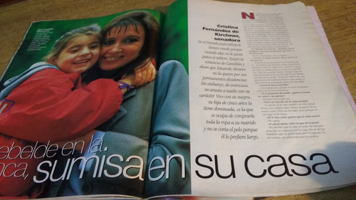 Revista Para Ti Nº 3858 Año 1996 Cristina Kirchner Senadora