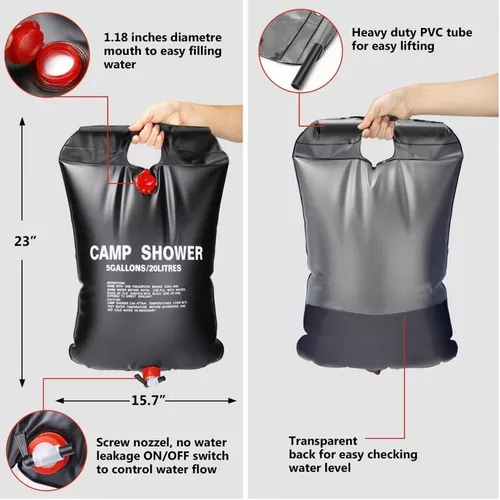 DUCHA PORTATIL DE CAMPING 20L