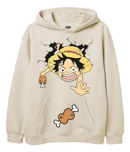 Sudadera Monkey D Luffy Comida Mugiwara One Piece