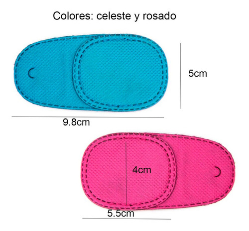 Imagen 2 de 5 de Parches Oculares Montura Lentes Niño Ambliopía X 2unid Lb