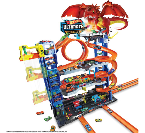 Playset Hot Wheels City Ultimate Garage Con 2 Coches Y 50 Co