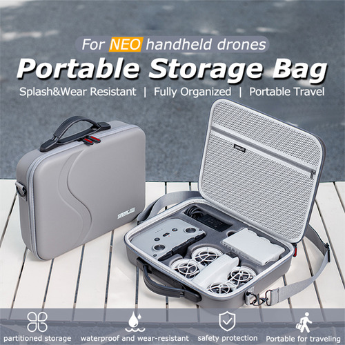 A Bolsa De Almacenamiento De Cuero Para Dji Neo Y