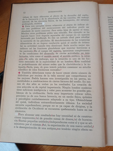 La Conducta En La Vida - Alexis Carrel (Usado)