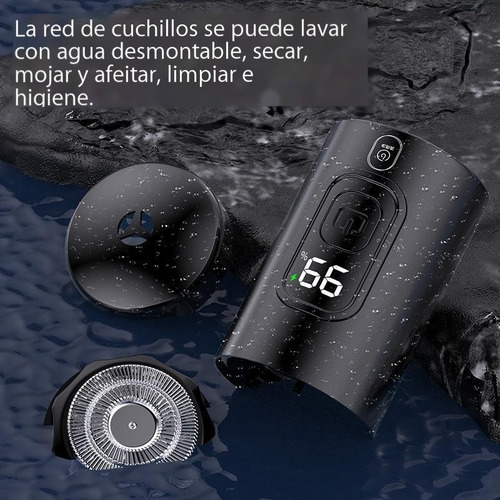 Maquinilla De Afeitar Recargable Portátil Para El Hogar