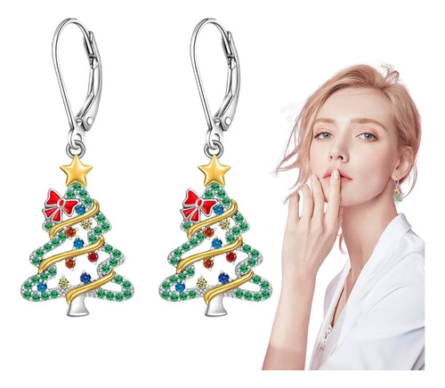 Pendientes Navidad Para Mujer,pendientes Colgantes Navidad