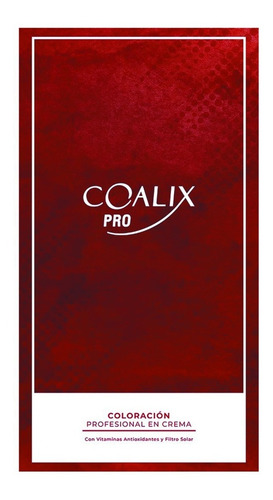 Tintura Profesional Coloración Crema Coalix Propomo60gr Tono A Elección