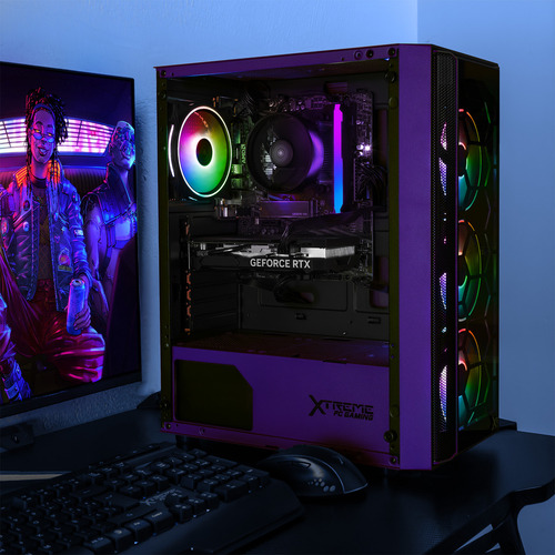 Xtreme Pc Gaming Geforce Rtx 4060 Amd Ryzen 7 5700 32gb Ssd 1tb Wifi Kronos Violet