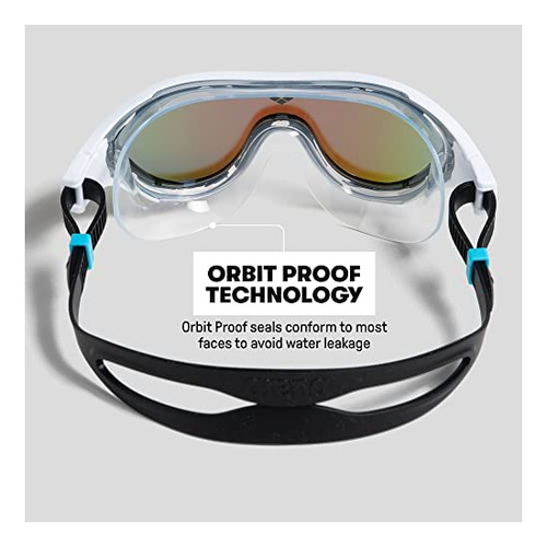 Gafas De Natación Unisex Azul Y Blanco