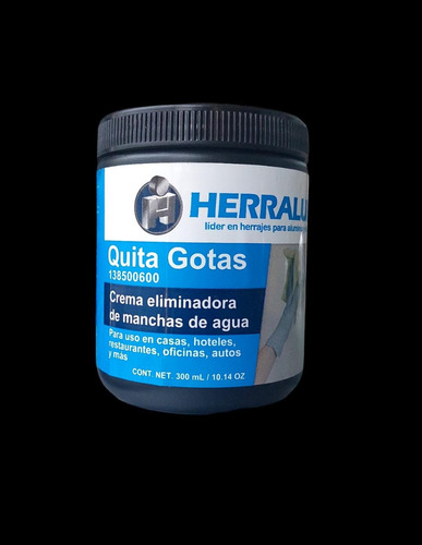 Quita Gotas, Crema Eliminadora De Manchas De Agua