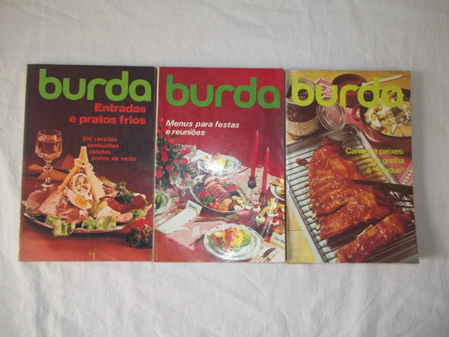 Burda 3 Revistas De Receitas Culinaria Cozinha