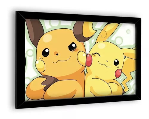 Pokemon - Pikachu Poster Emoldurado, Quadro em