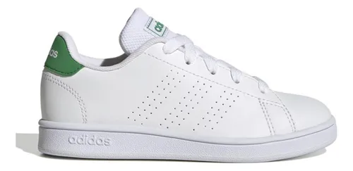 Adidas branco e verde top
