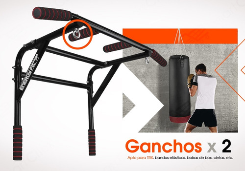 Barra Dominadas Pared Desmontable 2 En 1 Paralelas Gimnasio