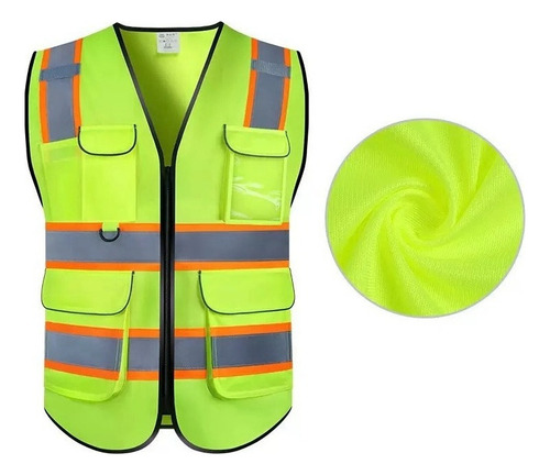Yyyy Chaleco De Seguridad Con Reflejante Muy Resistente