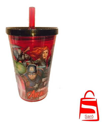 Vaso Grande Avengers Vengadores Pony Original Sp327 Lp020