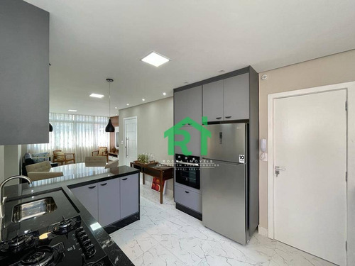 Imagem 9 de 25 de Apartamento Moderno, Beira Mar, 2 Dormitórios Sendo 1 Suíte, 1 Vaga De Garagem, Pitangueiras, Guarujá/sp - Ap5811