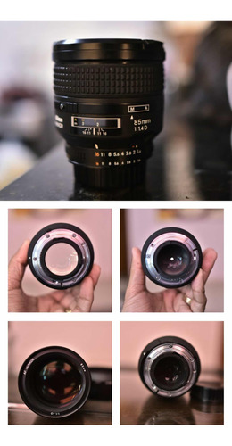 Lente Nikon  85mm 1.4d