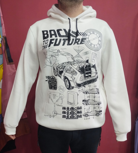 Maxibuzo Frizado Peli Retro Planos Delorean Volver Al Futuro