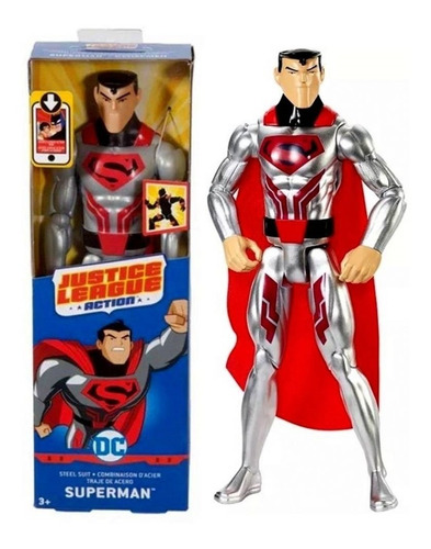 Boneco Superman Super Homem Liga Da Justiça Original Mattel