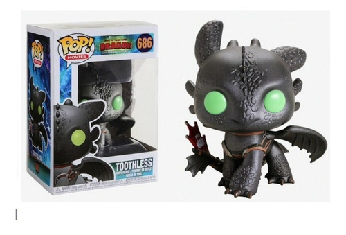 Funko Pop Chimuelo #686 Toothless Como Entrenar A Tu Dragon