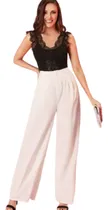 Comprar Pantalónes Color Blanco\u002F Pantalón Palazo \u002F Pantalónes Fiesta