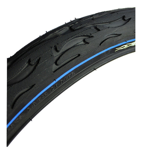 Llanta Para Bicicleta R20 X2.10 Linea Azul Flame Kenda