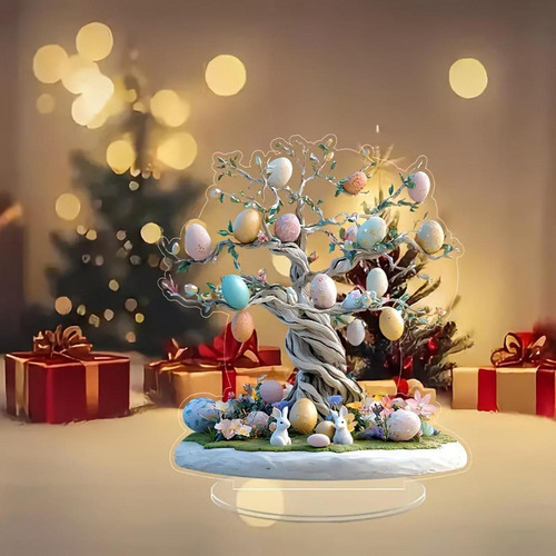 Decoración 2d De Pascua Acrílico Mesa De Regalo De Pascera