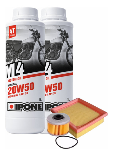 Kit Filtros Aire Y Orig. Aceite Tornado Xr 250 Orring + M4