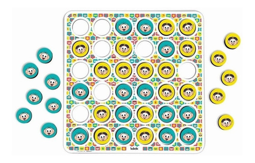 Jogo Infantil Quatro Em Linha Turma Da Mônica Babebi 6054