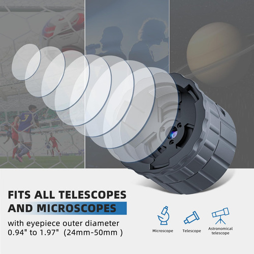 Cámara Ocular Electrónica Wifi Para Telescopio 32gb Color
