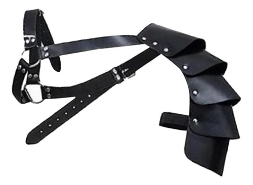 5 De Hombro Gótica Steampunk Para Hombre, De Un Solo Negro
