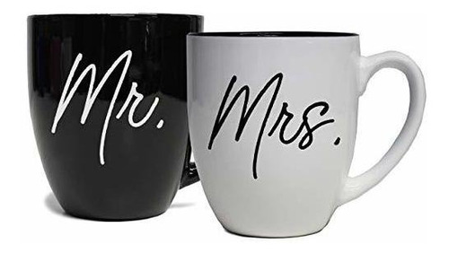 My Personal Memories Set Of 2 Mr. And Mrs. Coffee Latte Mugs