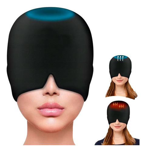 Gorro Gel Alivio Dolores Molestia Cabeza Compresa Frio Calor