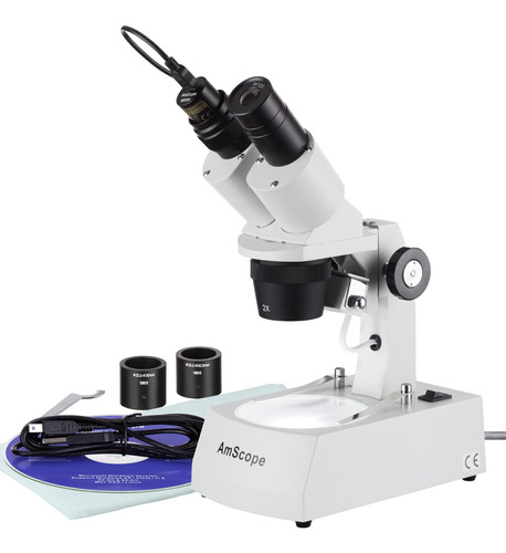 Amscope Se306r-az-e1 forward-mounted Digital Binocular Mic.