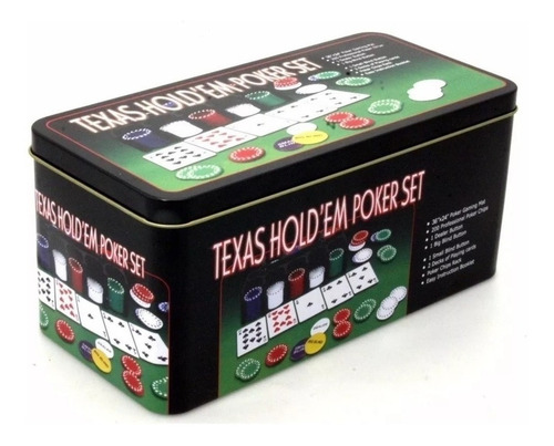 Fichero Texas Holdem Casino Style 200 Fichas Cartas Y Paño