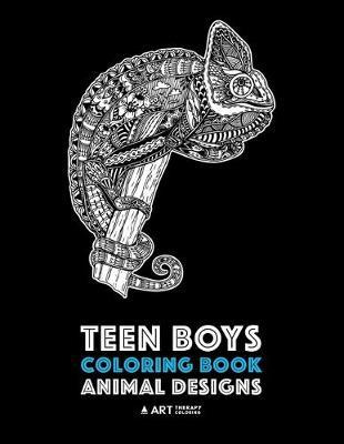 Libro Teen Boys Coloring Book : Animal Designs: Complex A...
