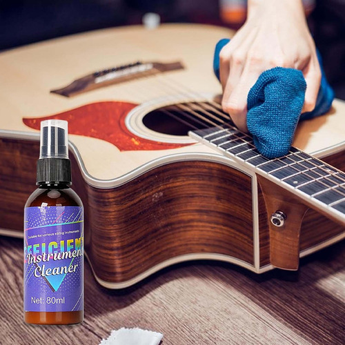Kit De Limpieza Para Guitarra G, Pulido Y Cuidado Del Aceite