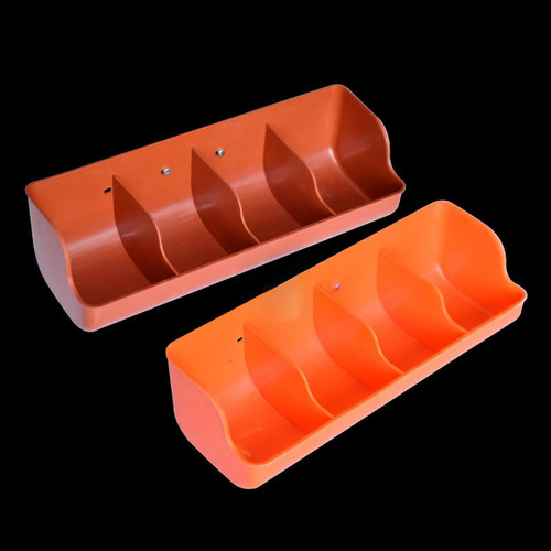 Comederos Con Ranuras Para Forraje De 4 Ranuras Rojas