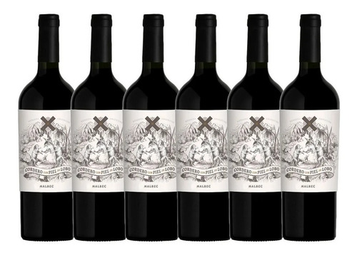 Imagen 2 de 9 de Cordero Piel De Lobo Malbec X6