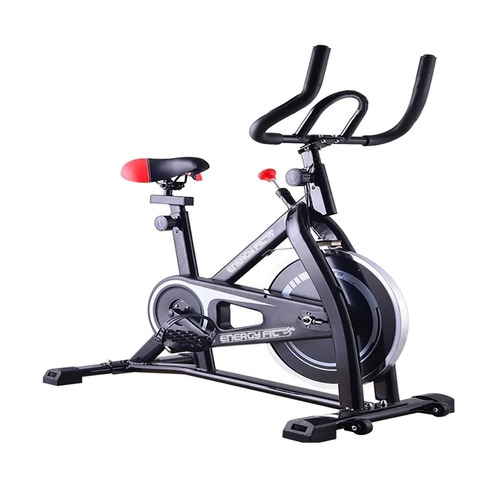 Bicicleta fija Energy Fit Lifestyle Series Fit Rider para spinning color negro