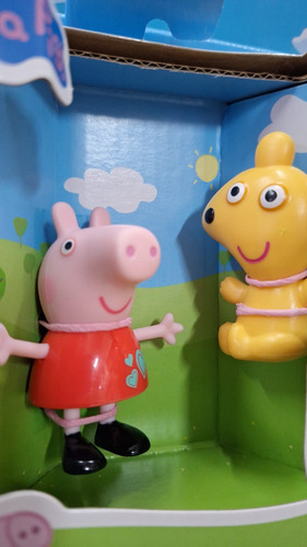 Figura Peppa Pig Y Sus Amigos Con Accesorio Original Hasbro