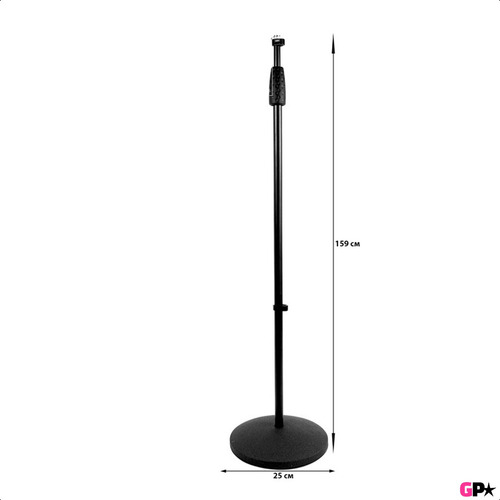 Pie Soporte Microfono Jirafa Base Tripode Corto Quik Lok