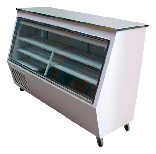 Meson Vitrina Refrigerada 1.5 Mts Con Bodega Interior