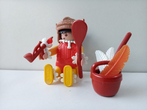 Muñeco Playmobil Cacique, Retro, Vintage, 1974