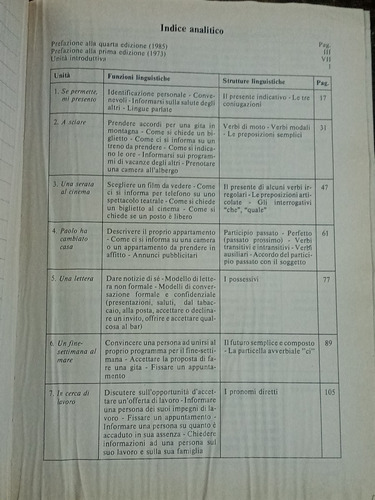 Imagen 3 de 7 de La Lingua Italiana Per Stranieri * Elementare Ed Intermedio