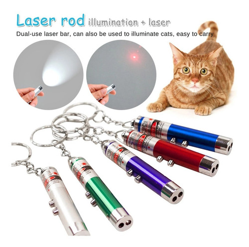 Imagen 7 de 8 de Juguete Interactivo Laser/linterna Para Diversión Gatos