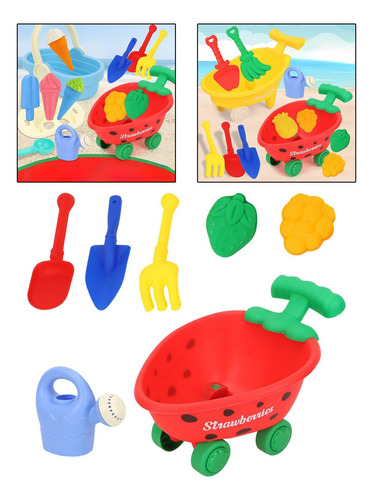 Juguetes De Arena De Playa Para Niños, Juego De Rojo