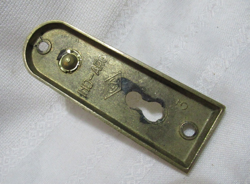 Antiguo Tirador Con Bocallave Bronce Industria Argentina (Usado)