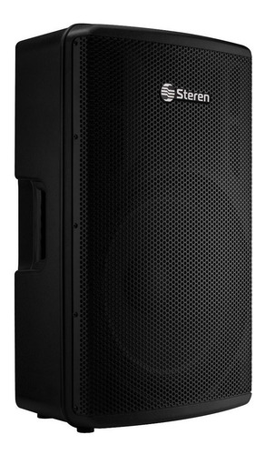 Imagen 2 de 3 de Monitor de escenario Steren BAF-1594BT con bluetooth negra 110V/240V