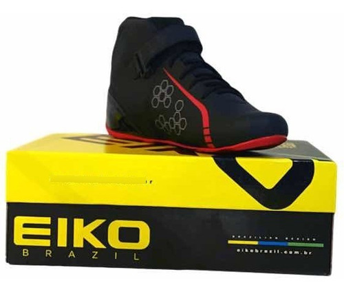 Sapatilha Kart Eiko Brazil Preto/vermelho